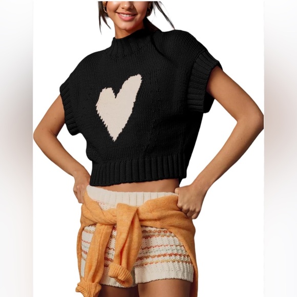 The Pippa Mock-Neck Sweater by Maeve: Extended Shoulder Edition - Picture 1 of 8